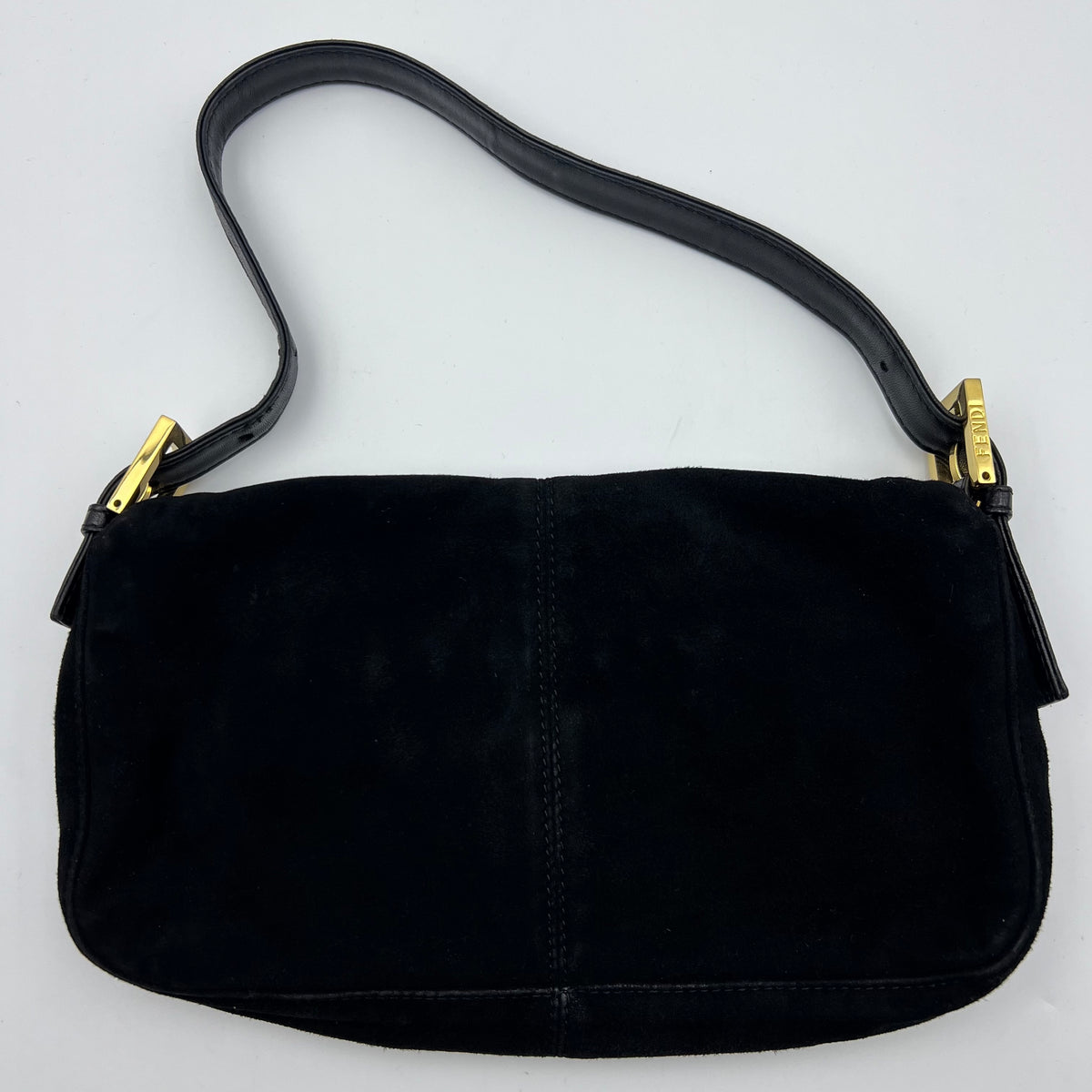 Fendi Suede Baguette Vintage Black — view 7 of 8 Suede Baguette Vintage Black, view 7 of 8