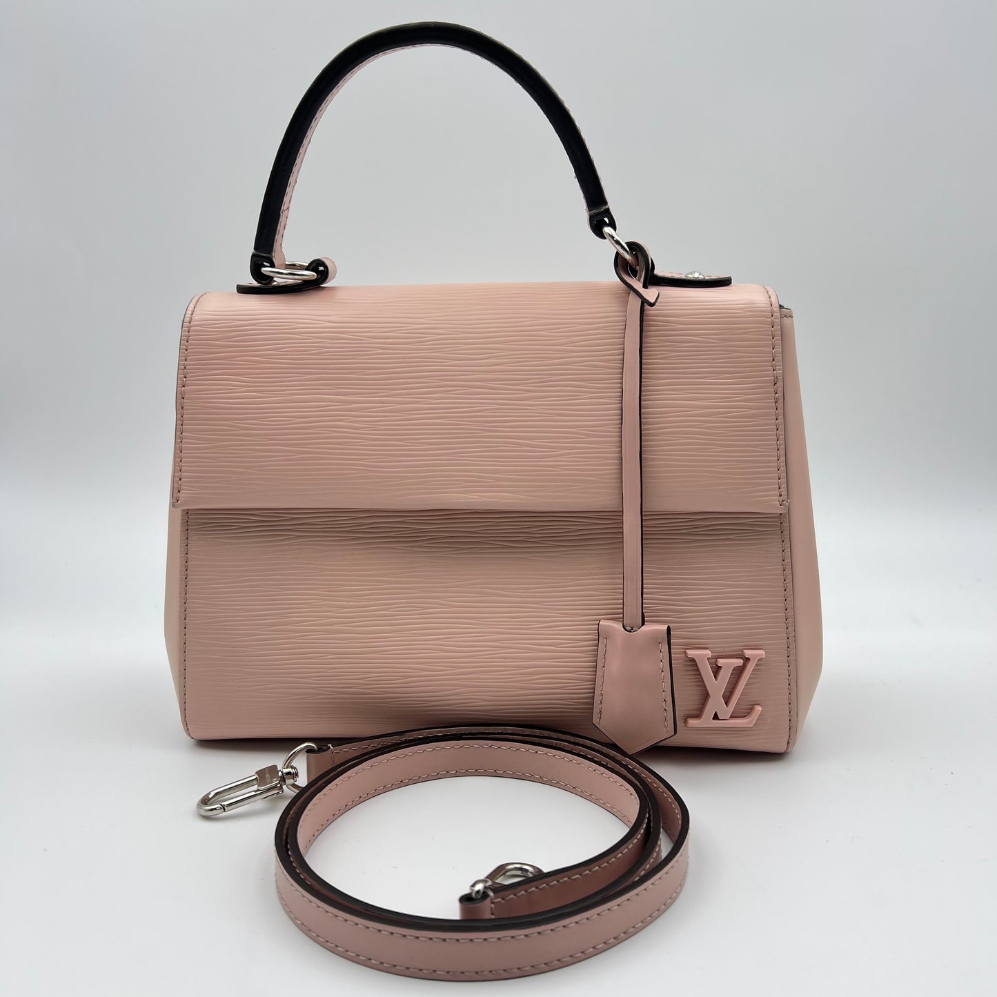 Epi Leather Cluny BB Baby Pink