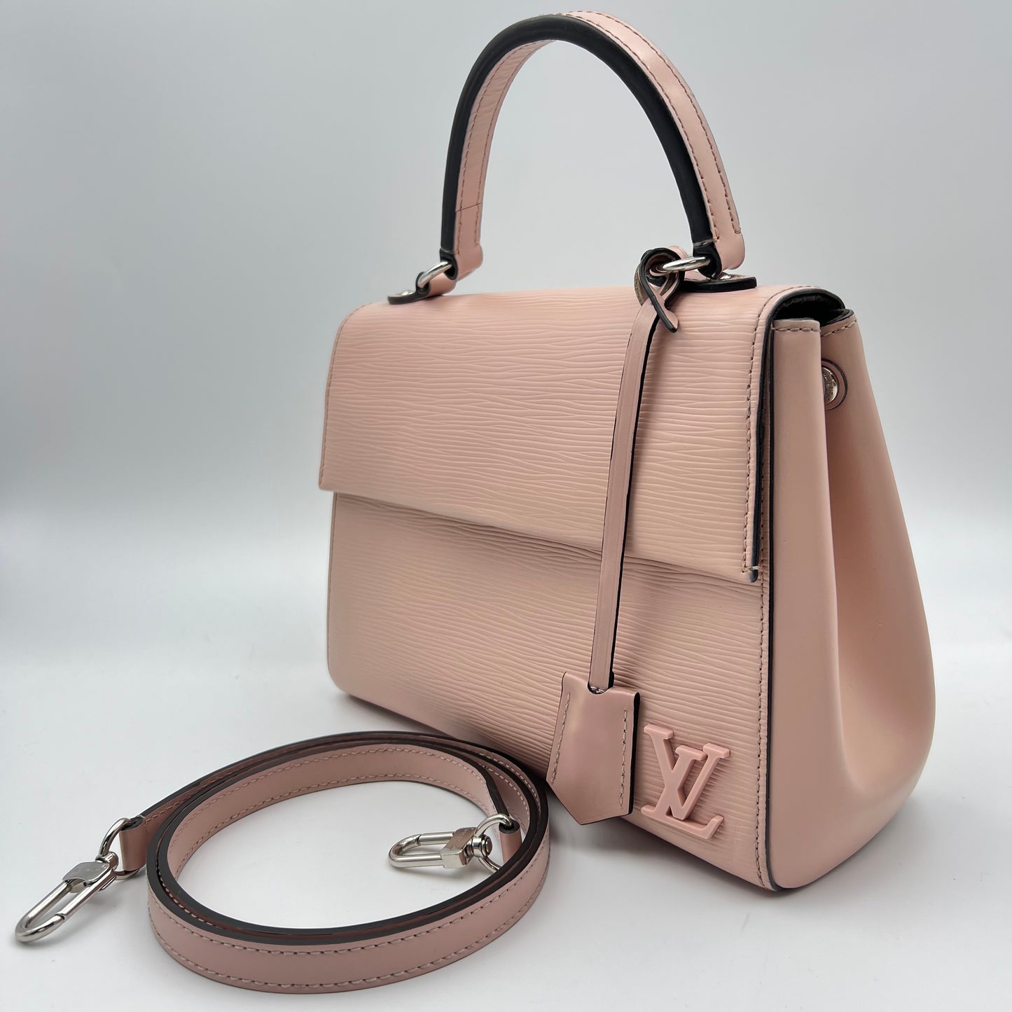 Epi Leather Cluny BB Baby Pink