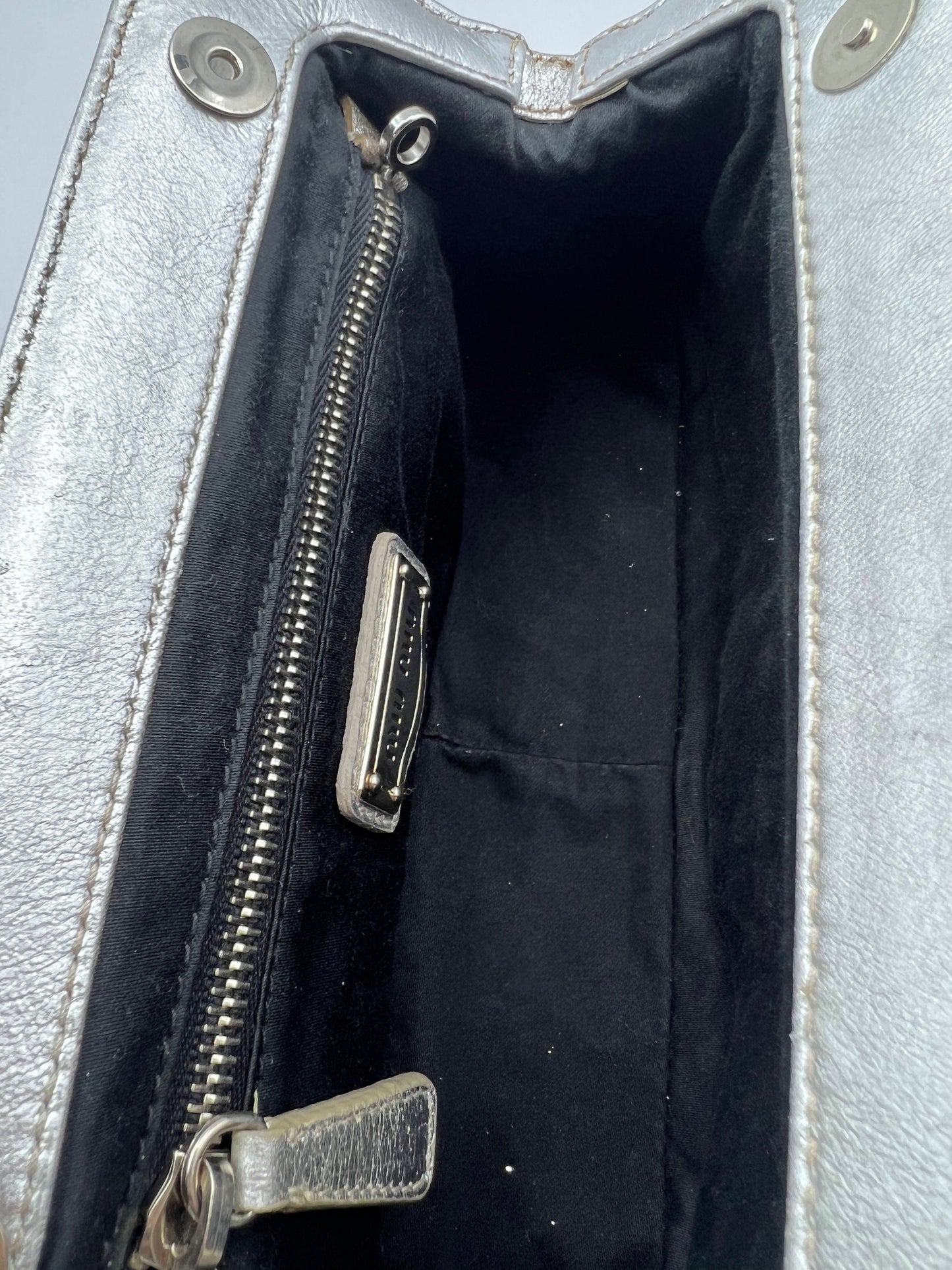 Crystal Silver Glittered Y2K Evening Clutch Bag