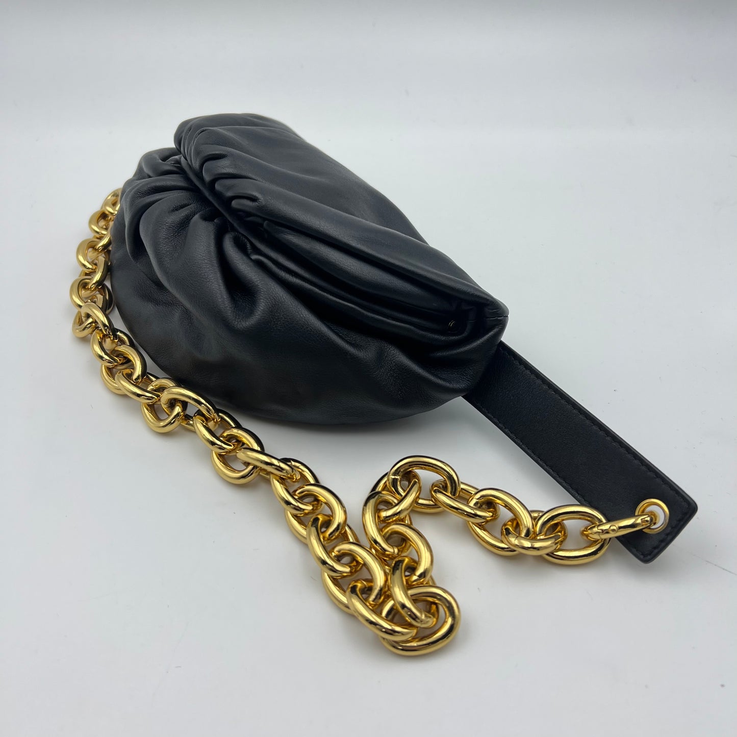 Belt Chain Pouch Waist Bag Black