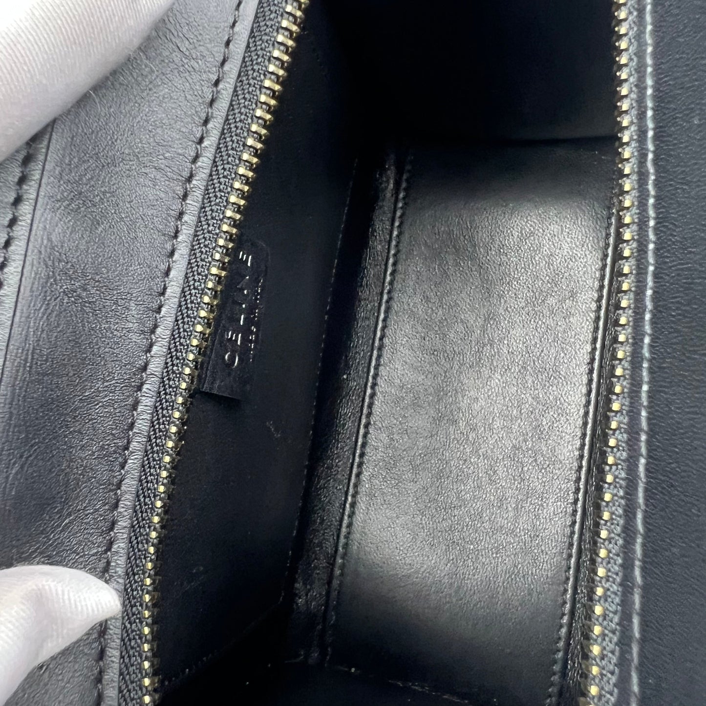 Celine Tri-Color Leather Nano Luggage