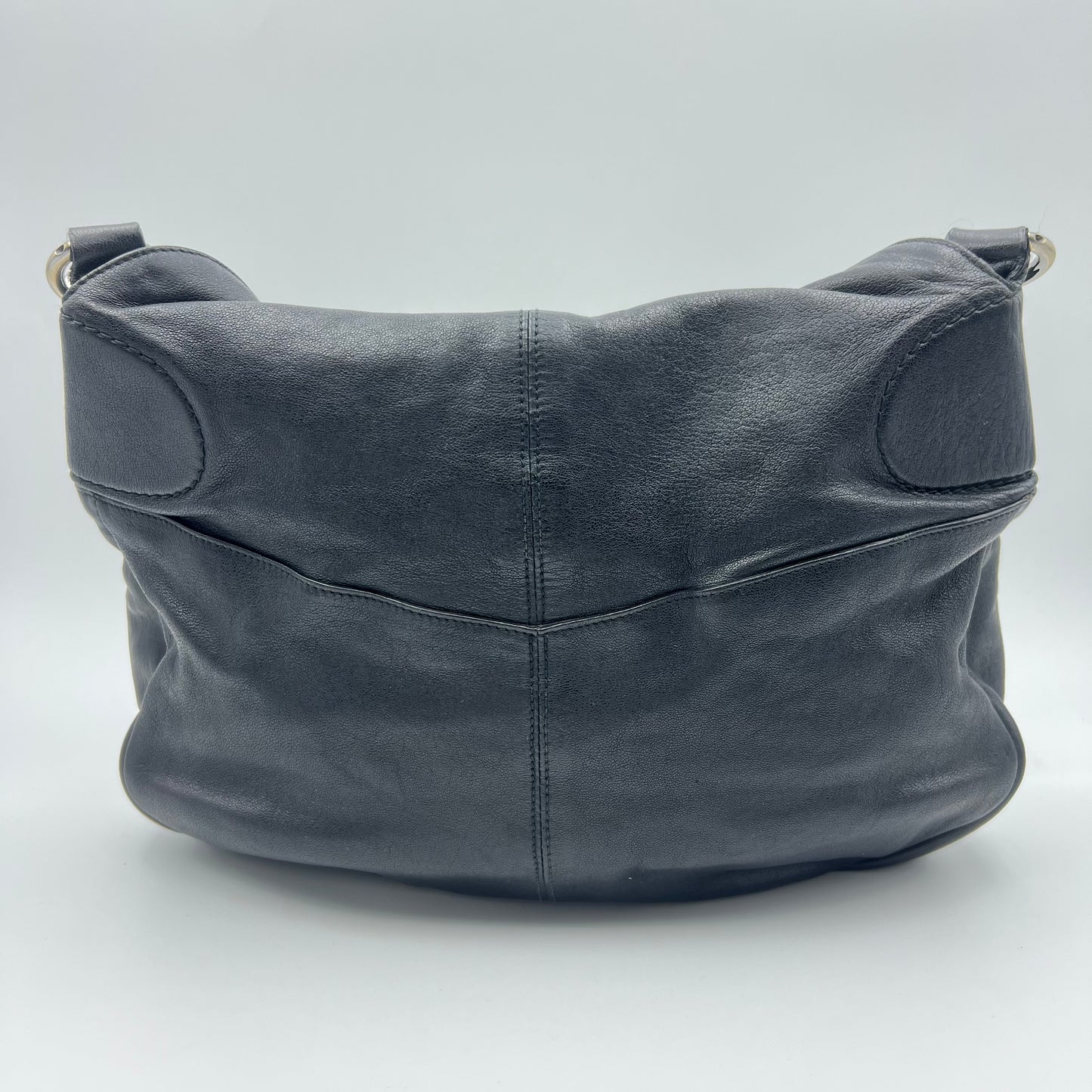 Black Leather Hobo