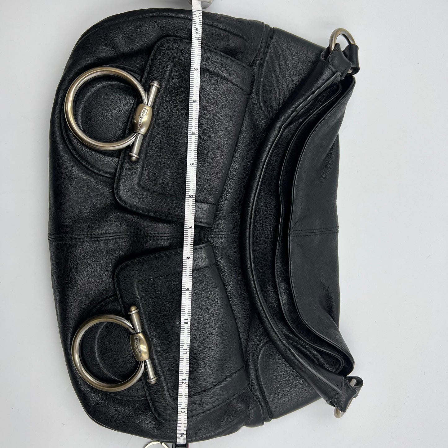 Black Leather Hobo