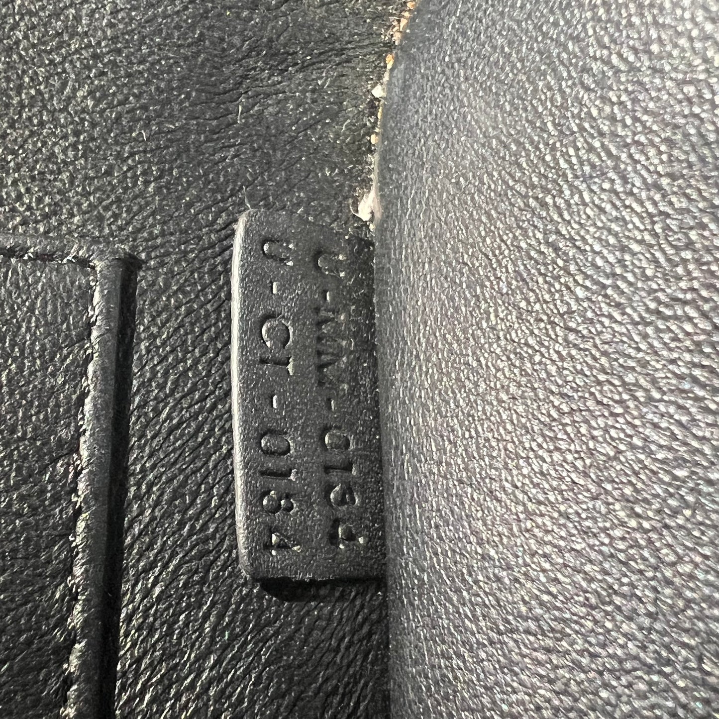 Bicolor Luggage Bag Leather Nano