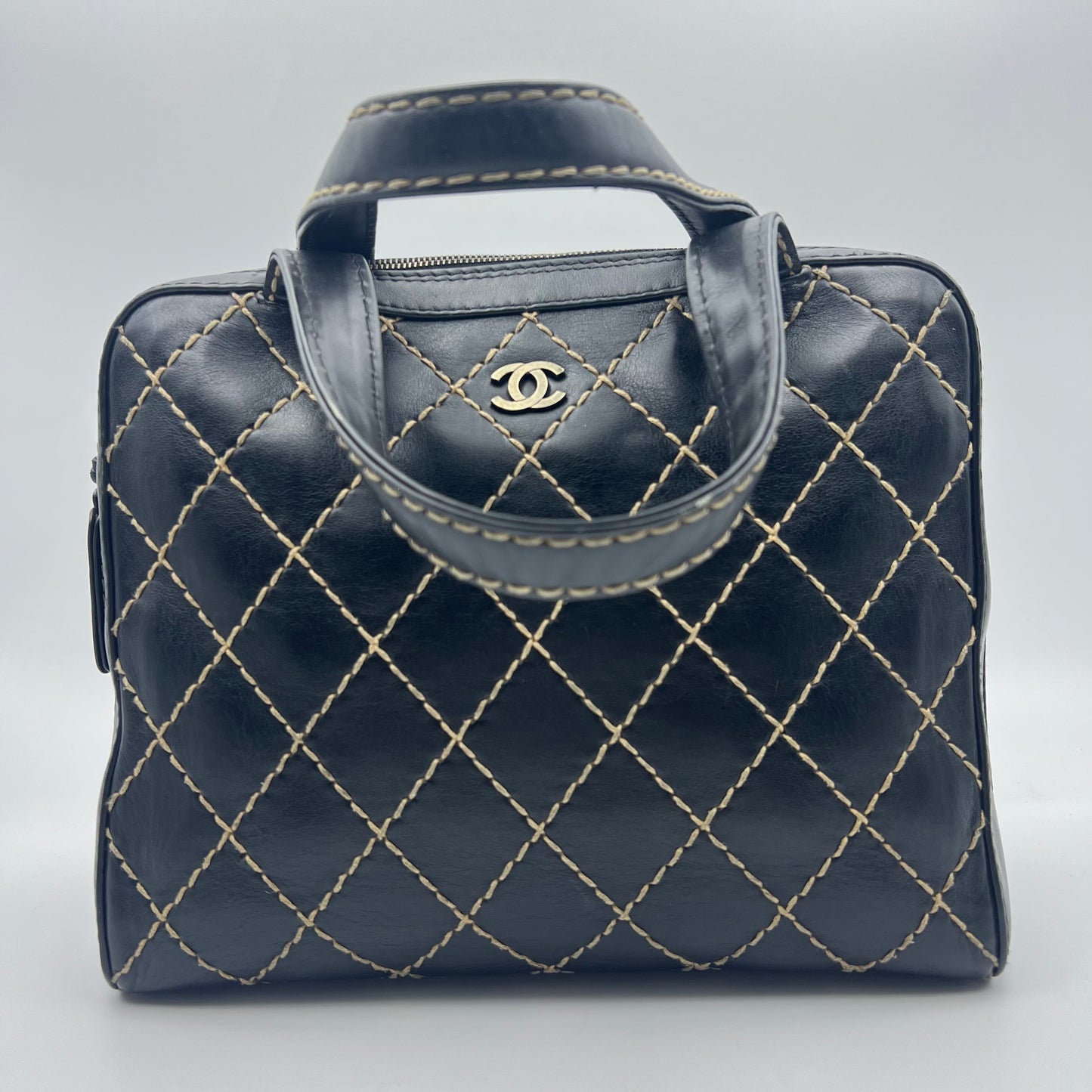 Chanel Wild Stitch leather handbag