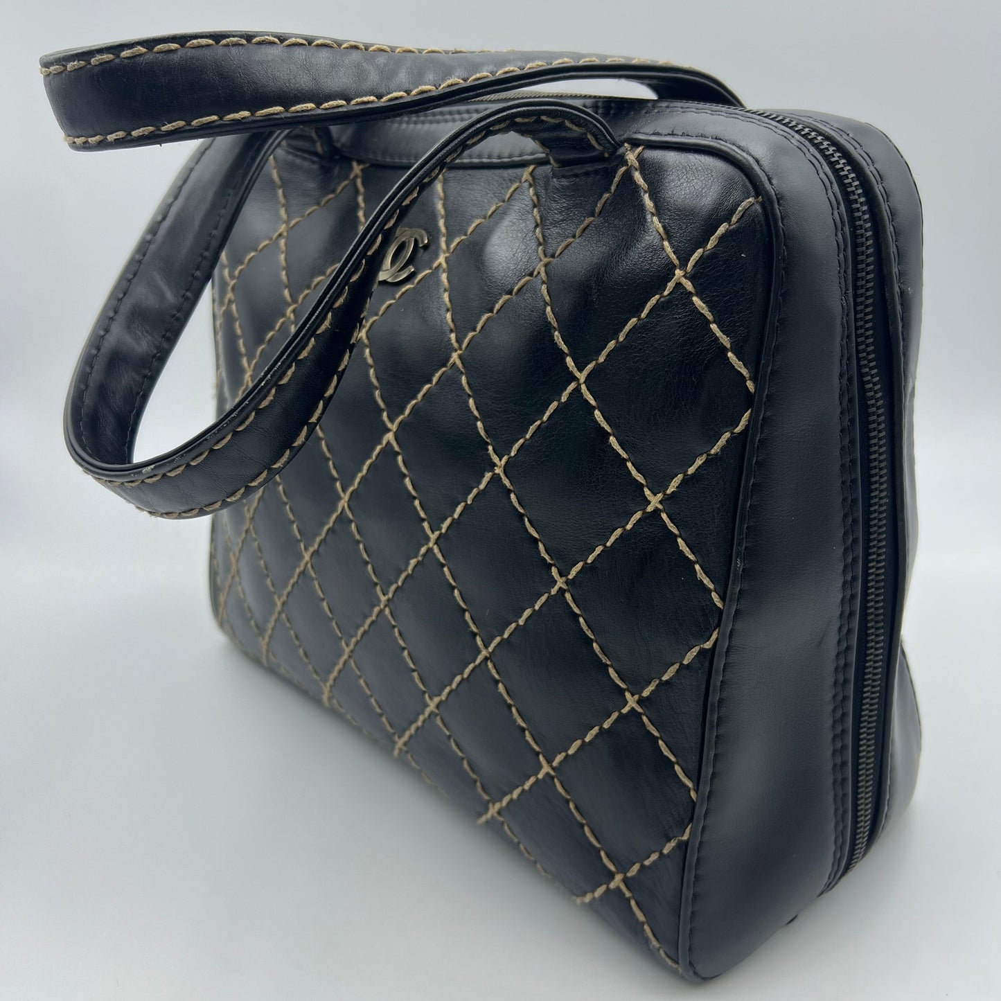 Chanel Wild Stitch leather handbag
