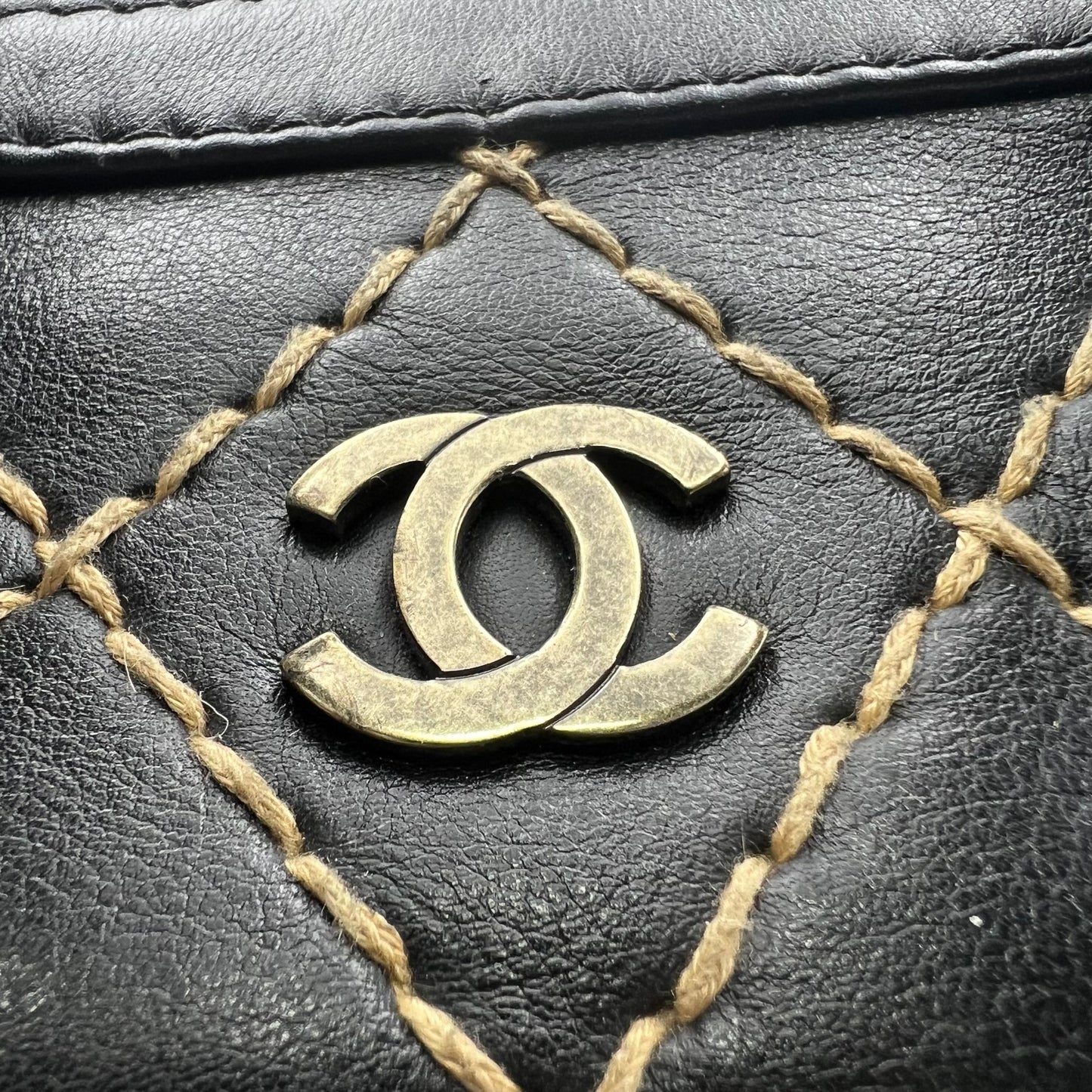 Chanel Wild Stitch leather handbag