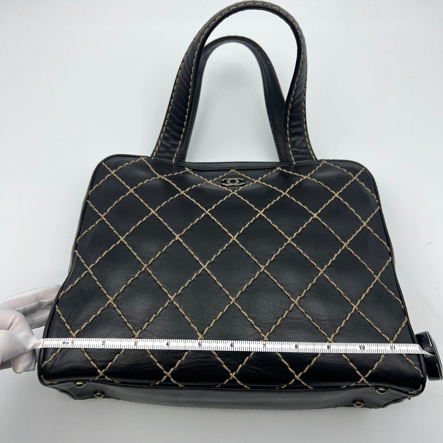 Chanel Wild Stitch leather handbag