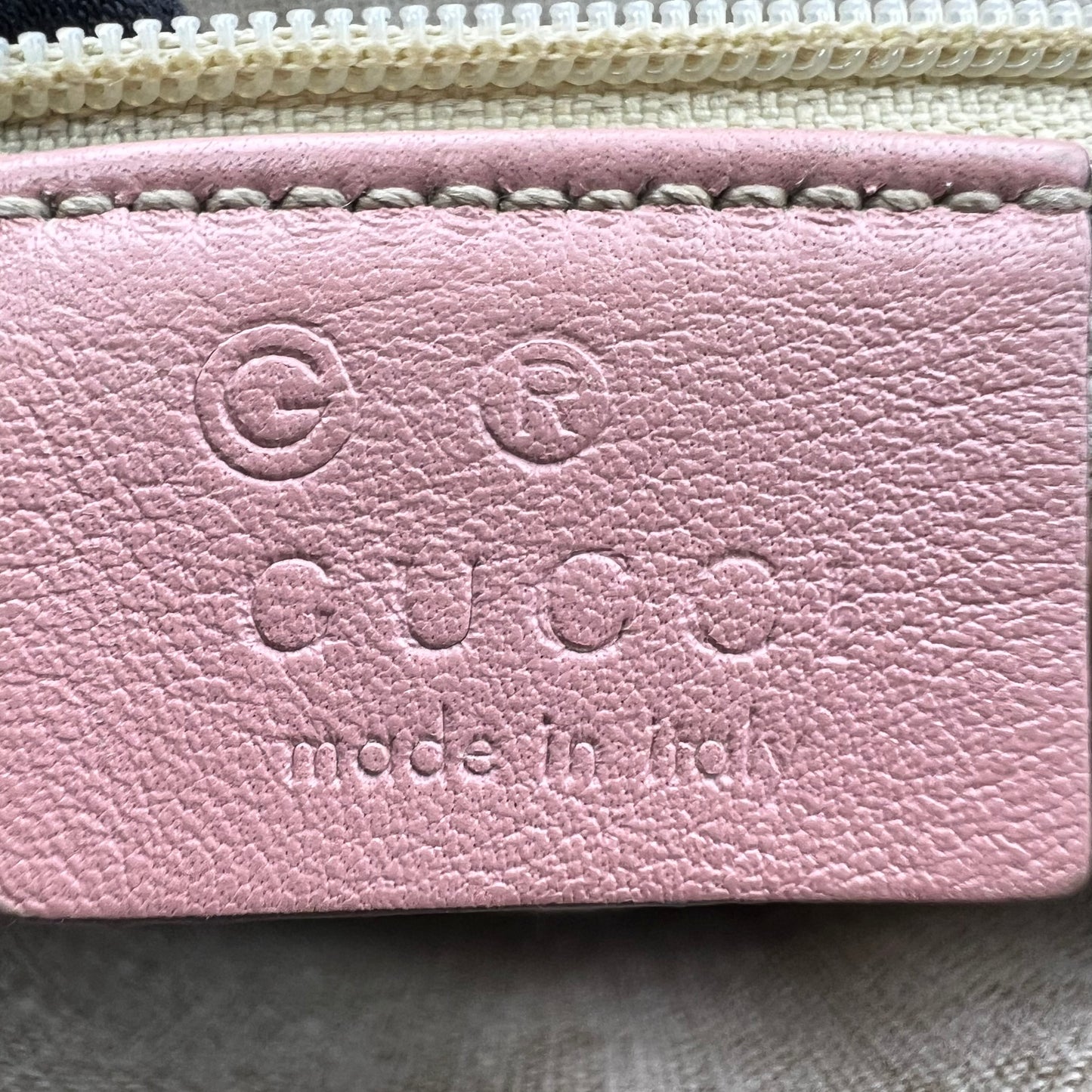 Guccissima Pink Leather Tote Bag With Strap 