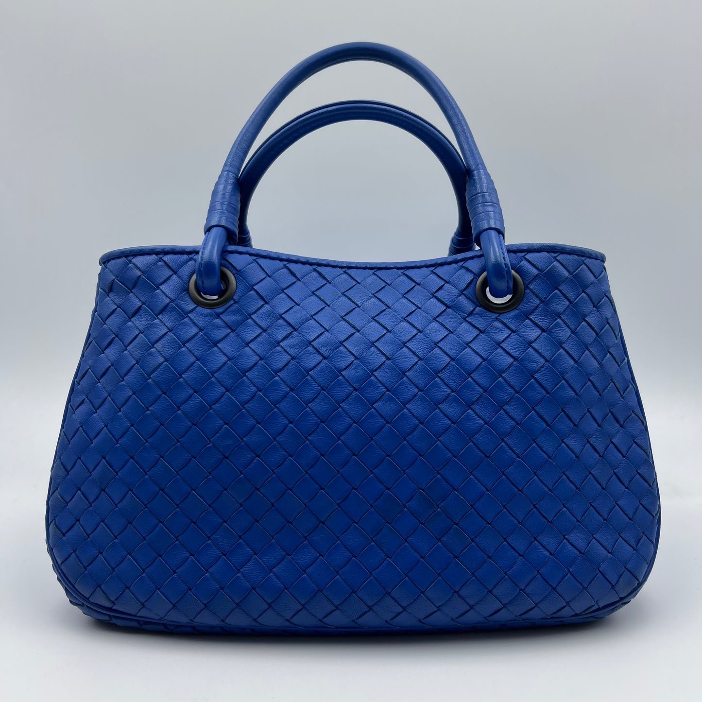 Parachute leather tote Blue