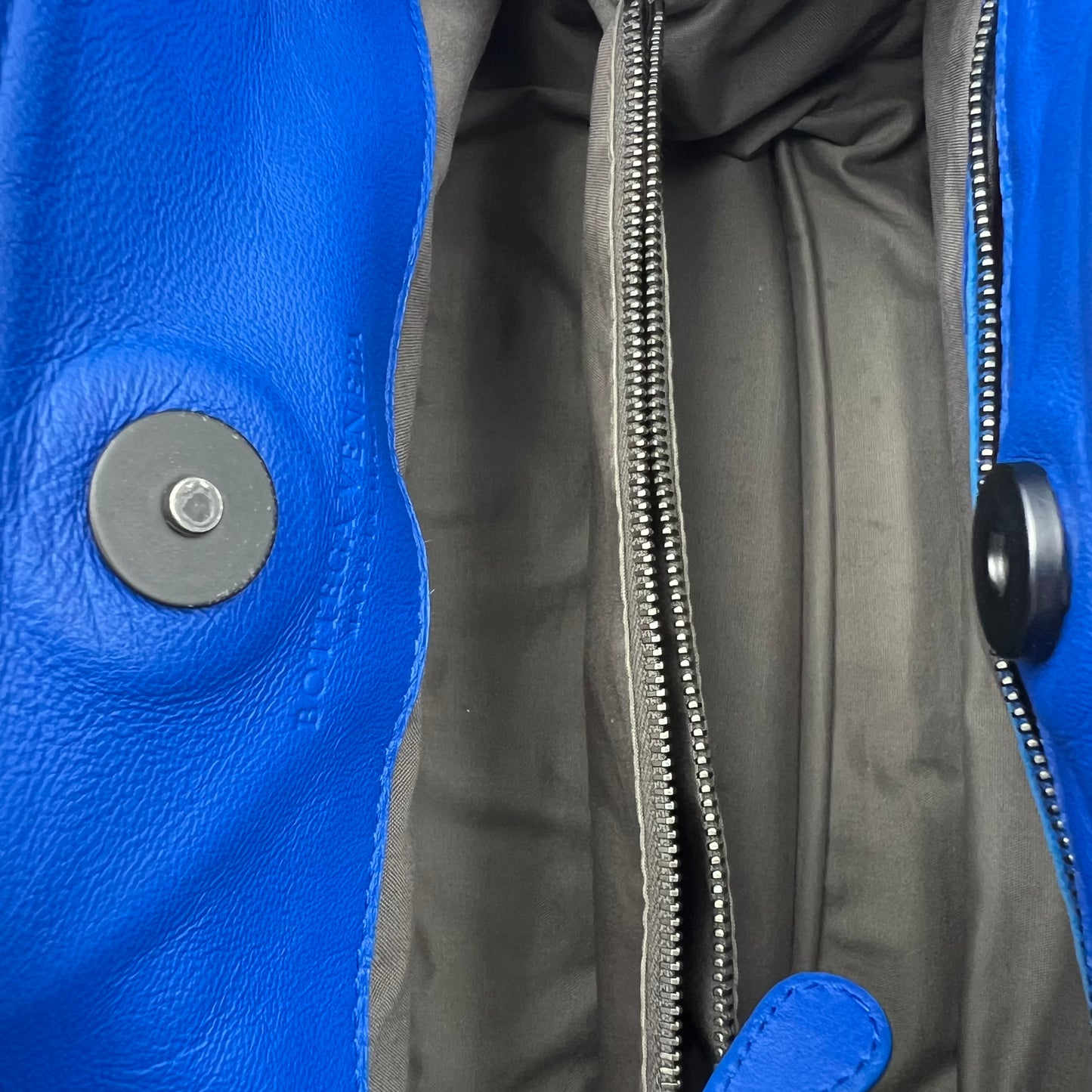 Parachute leather tote Blue