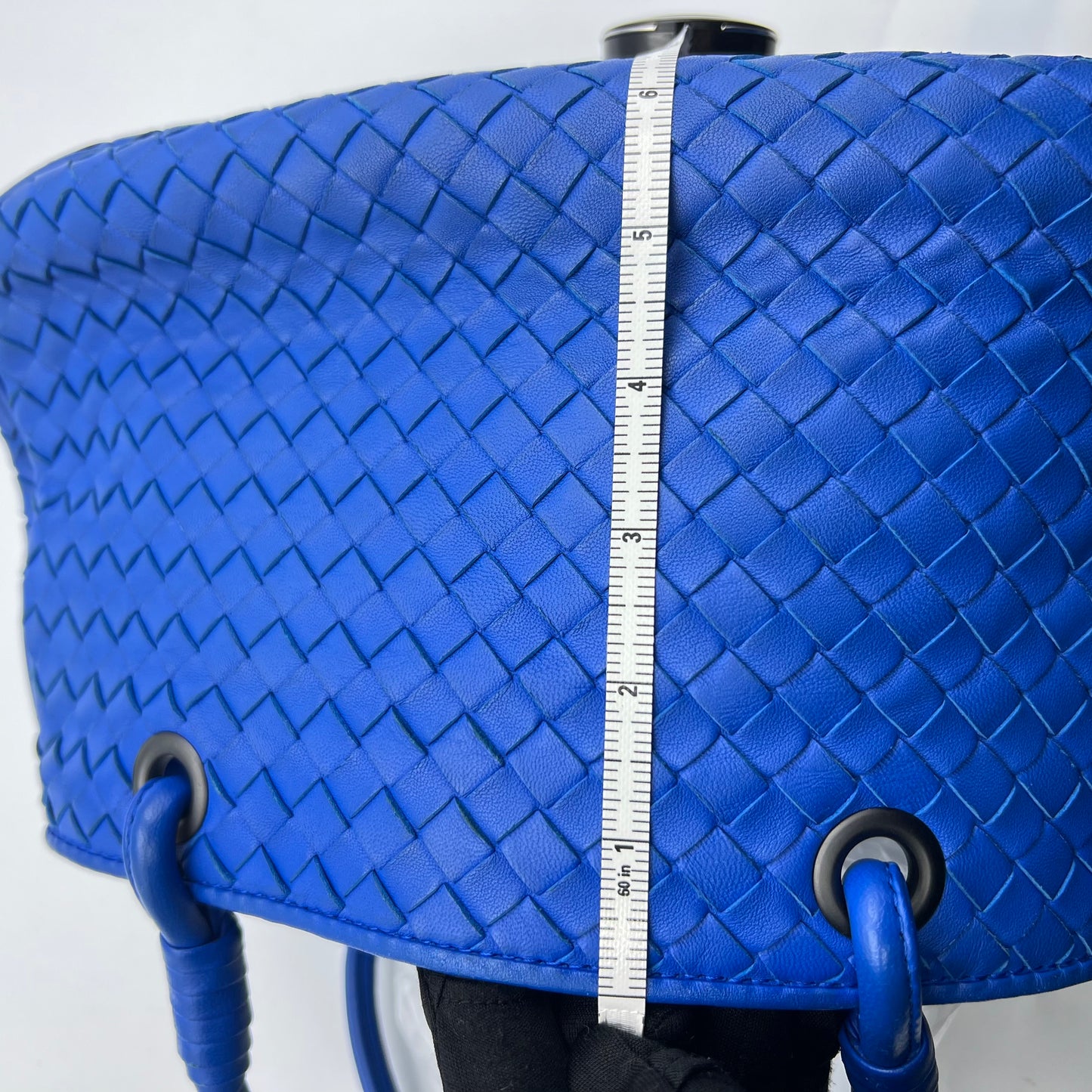 Parachute leather tote Blue
