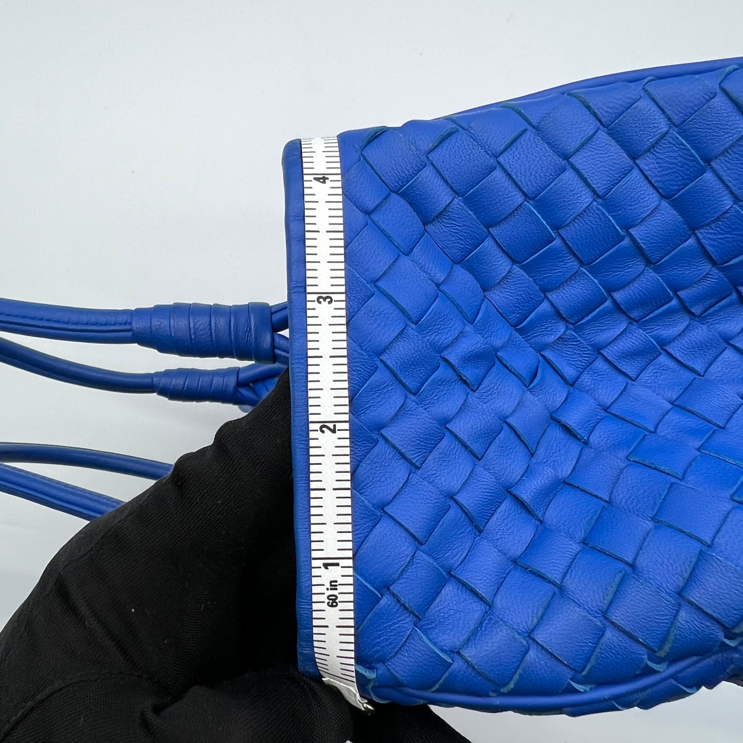 Parachute leather tote Blue