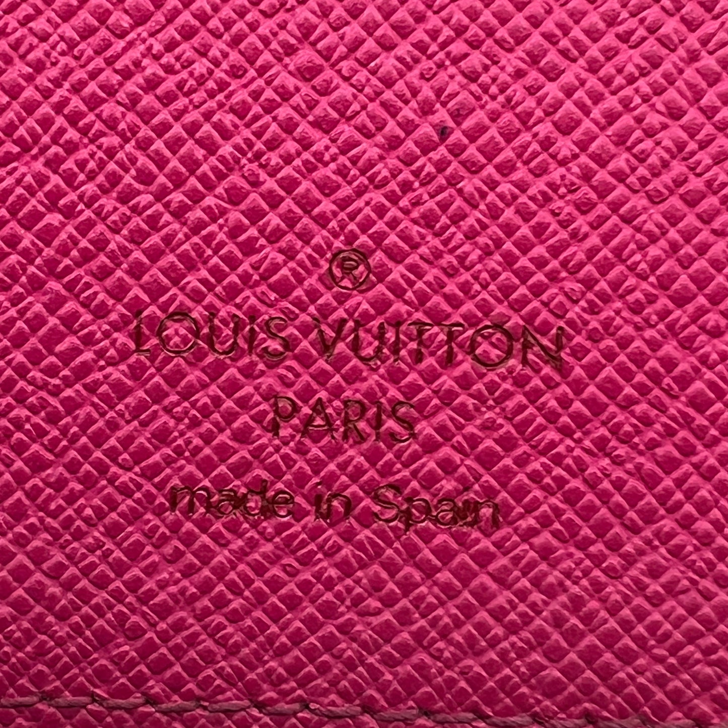 multicolour zippy wallet black pink interior