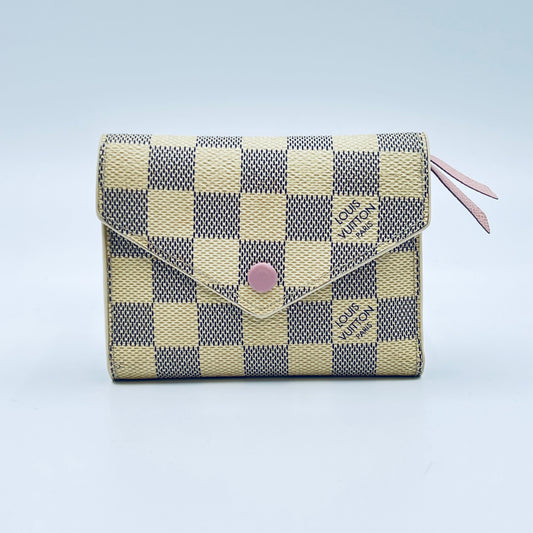 Damier Azur Pattern Victorine Wallet