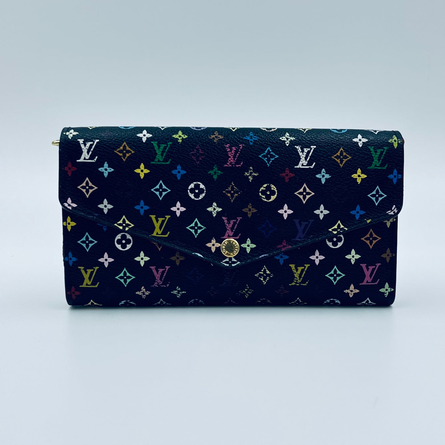 Monogram Multicolor Sarah Wallet Black
