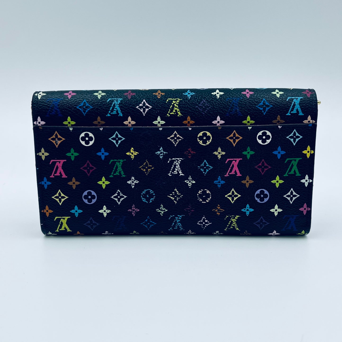 Monogram Multicolor Sarah Wallet Black