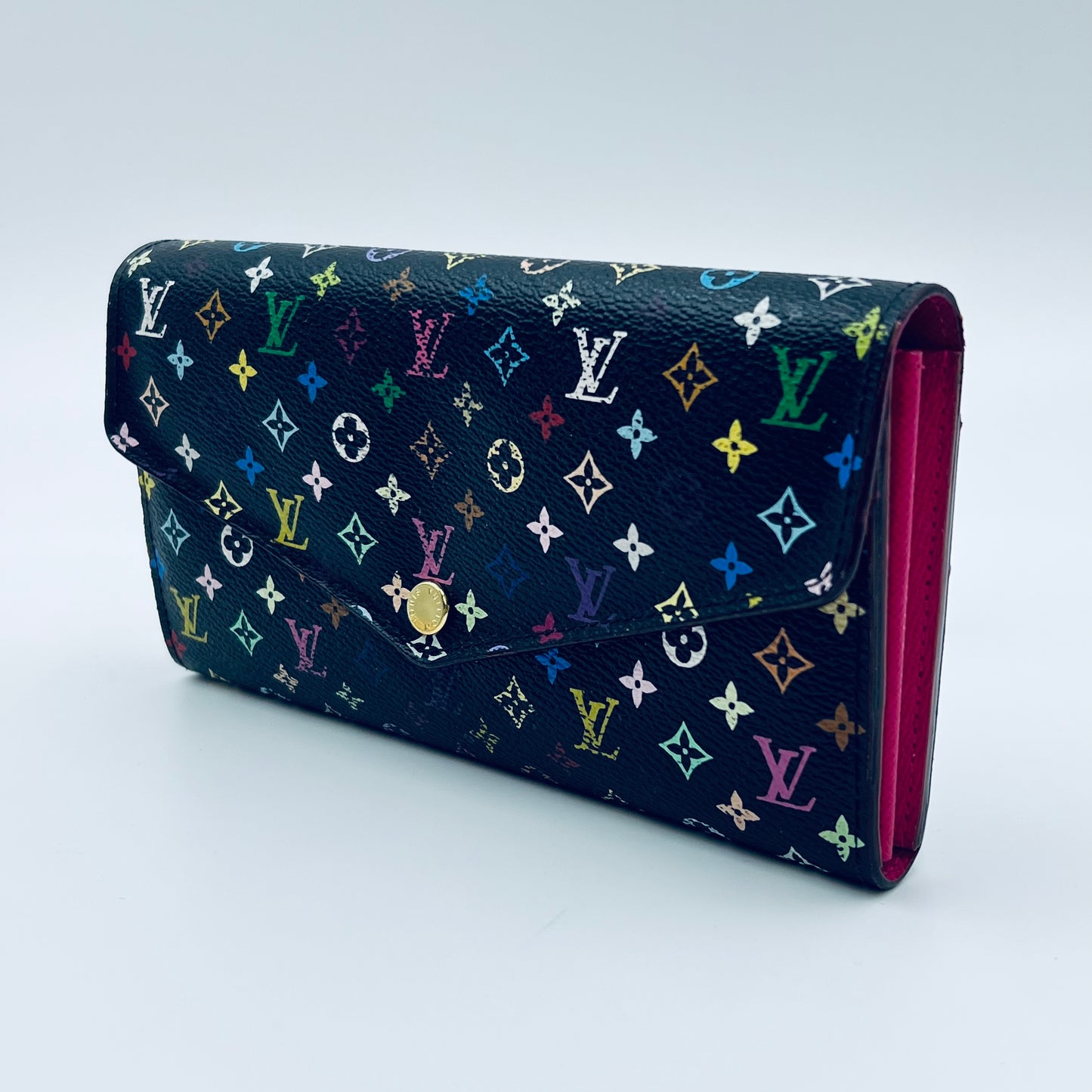 Monogram Multicolor Sarah Wallet Black