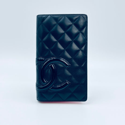 Cambon Biofold Wallet Quilted Lambskin Long