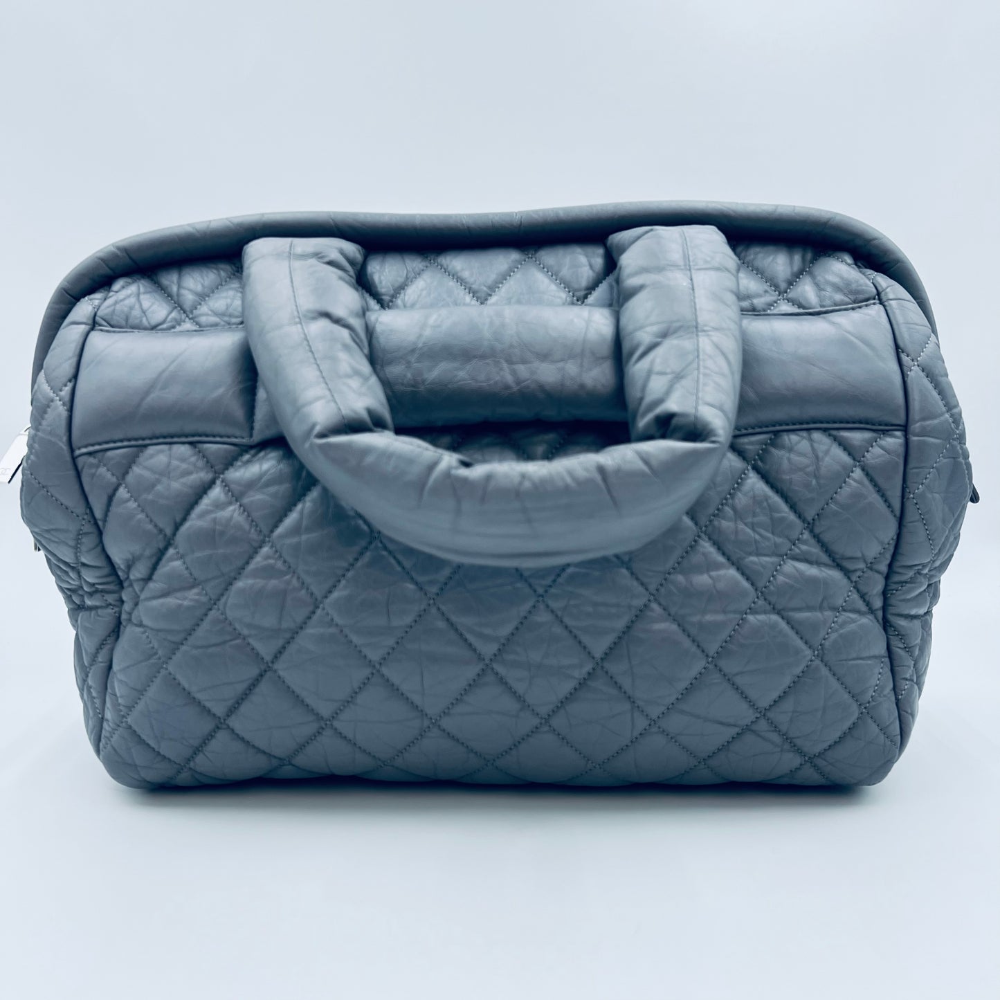 Coco Cocoon Bowler Bag Grey