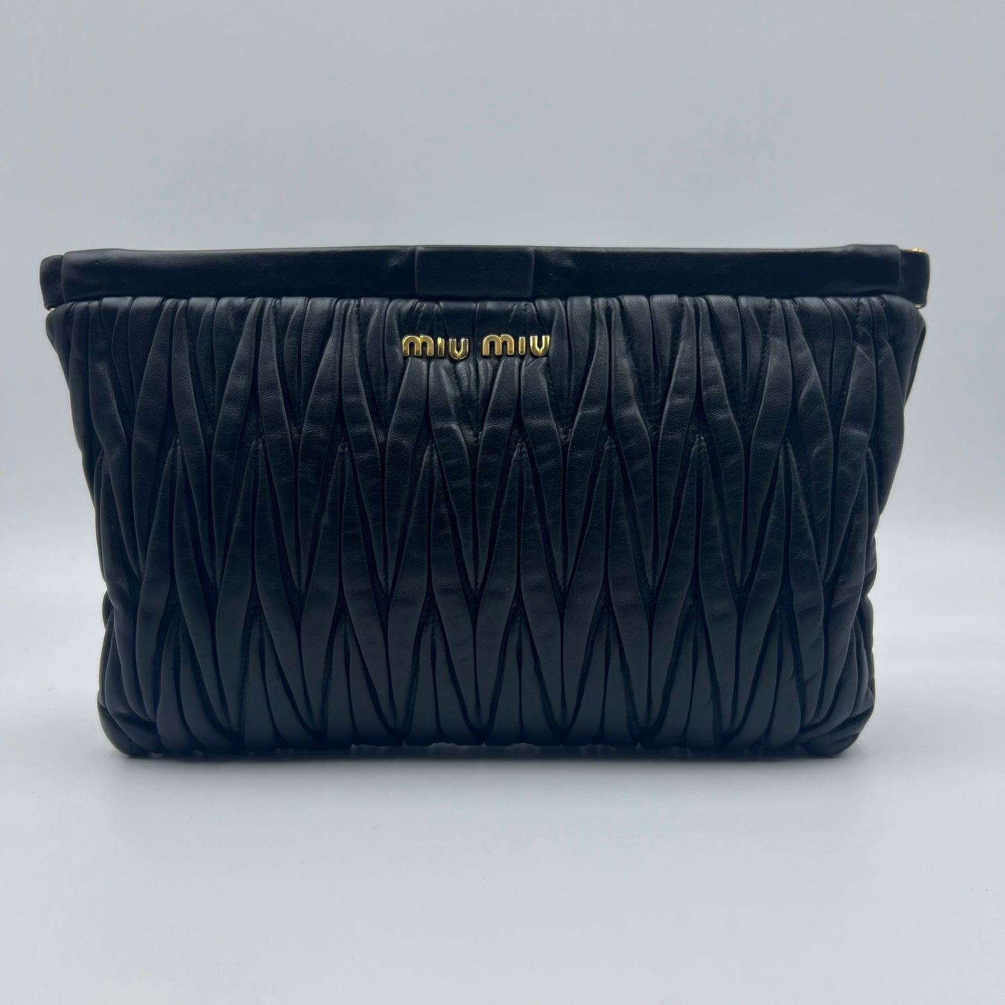 Leather Clutch Black