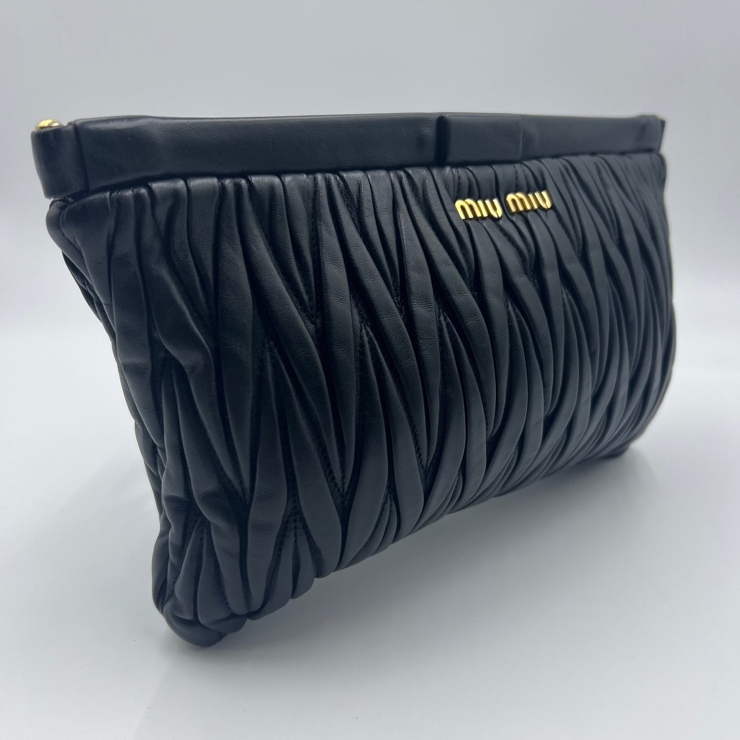 Leather Clutch Black