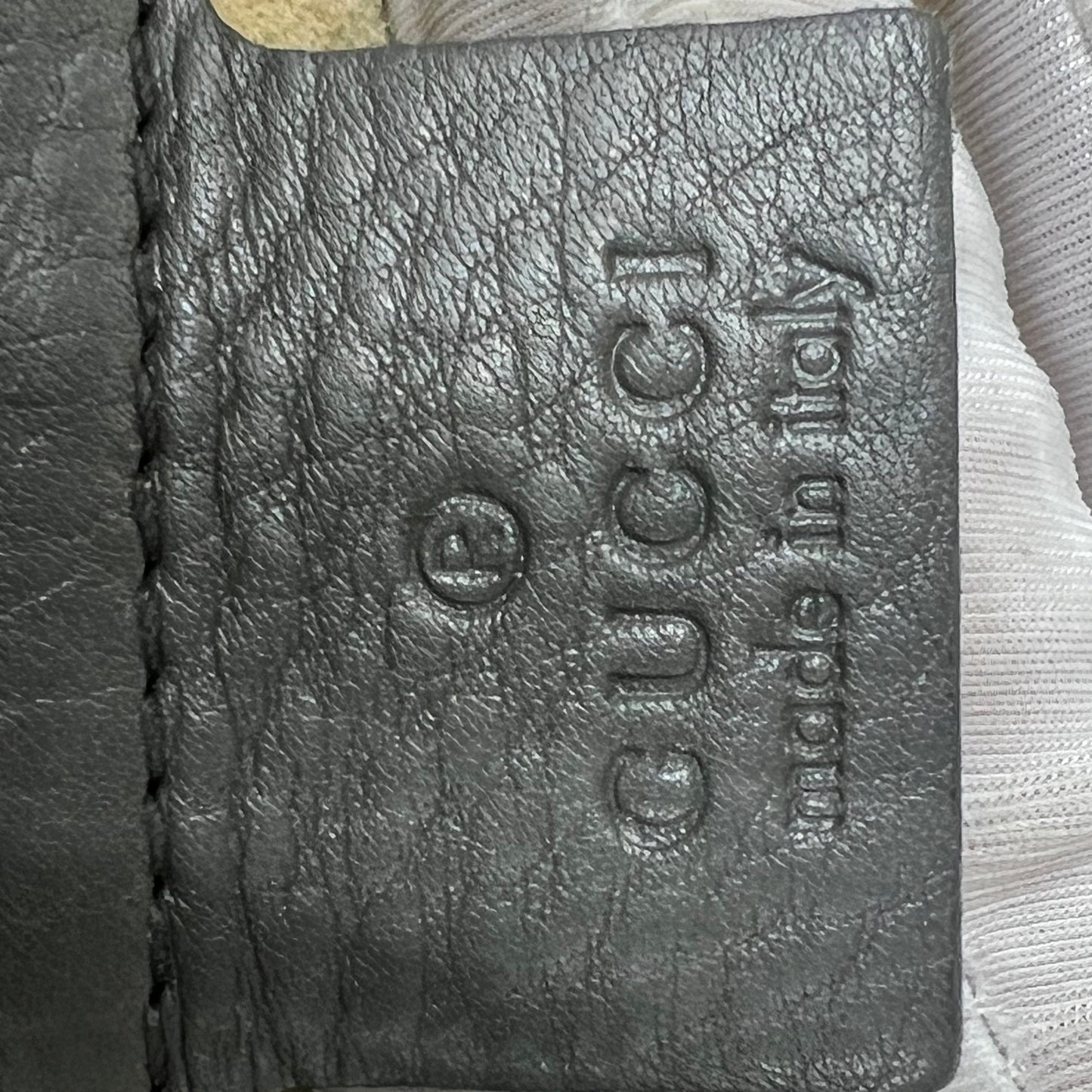 1973 Top Handle Bag Leather Medium Grey