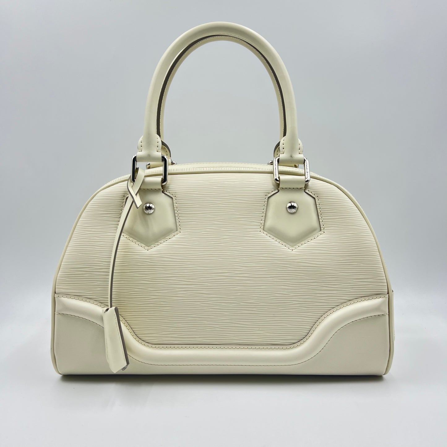 Louis Vuitton Epi Bowling Montaigne PM Ivory
