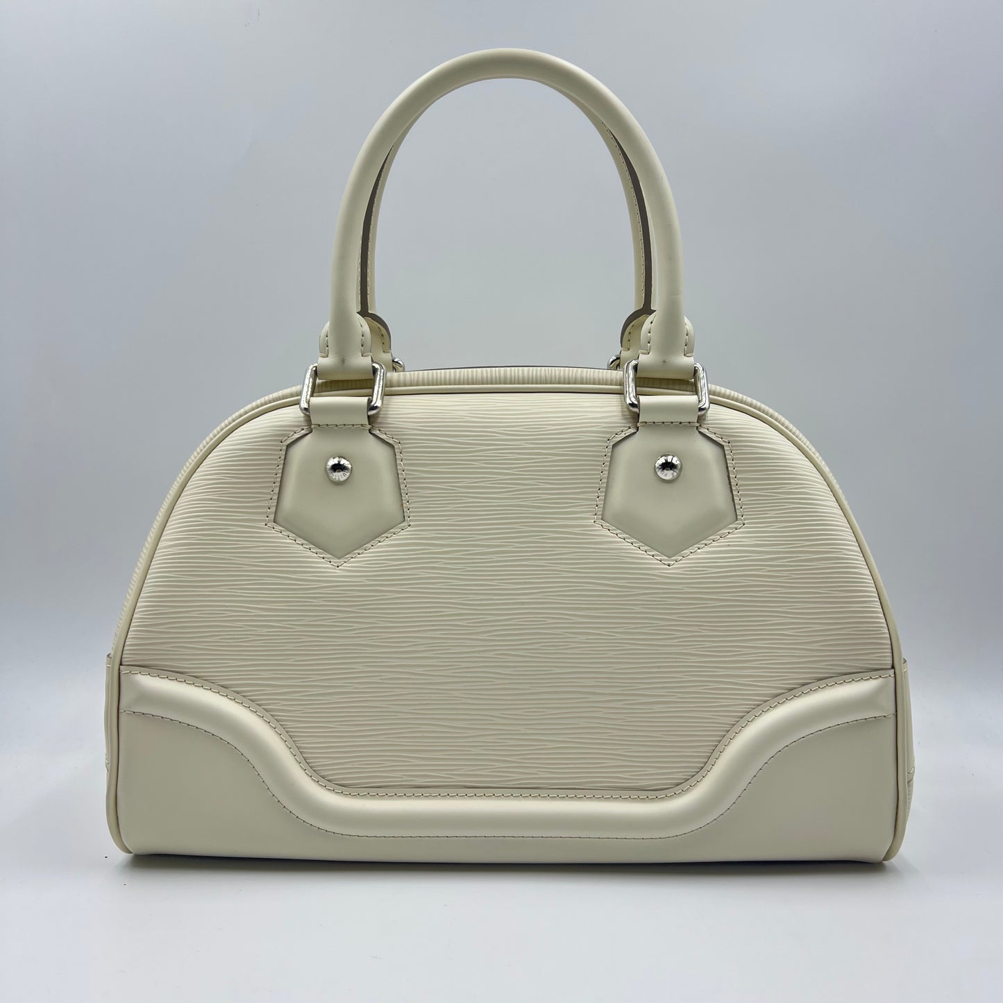 Louis Vuitton Epi Bowling Montaigne PM Ivory