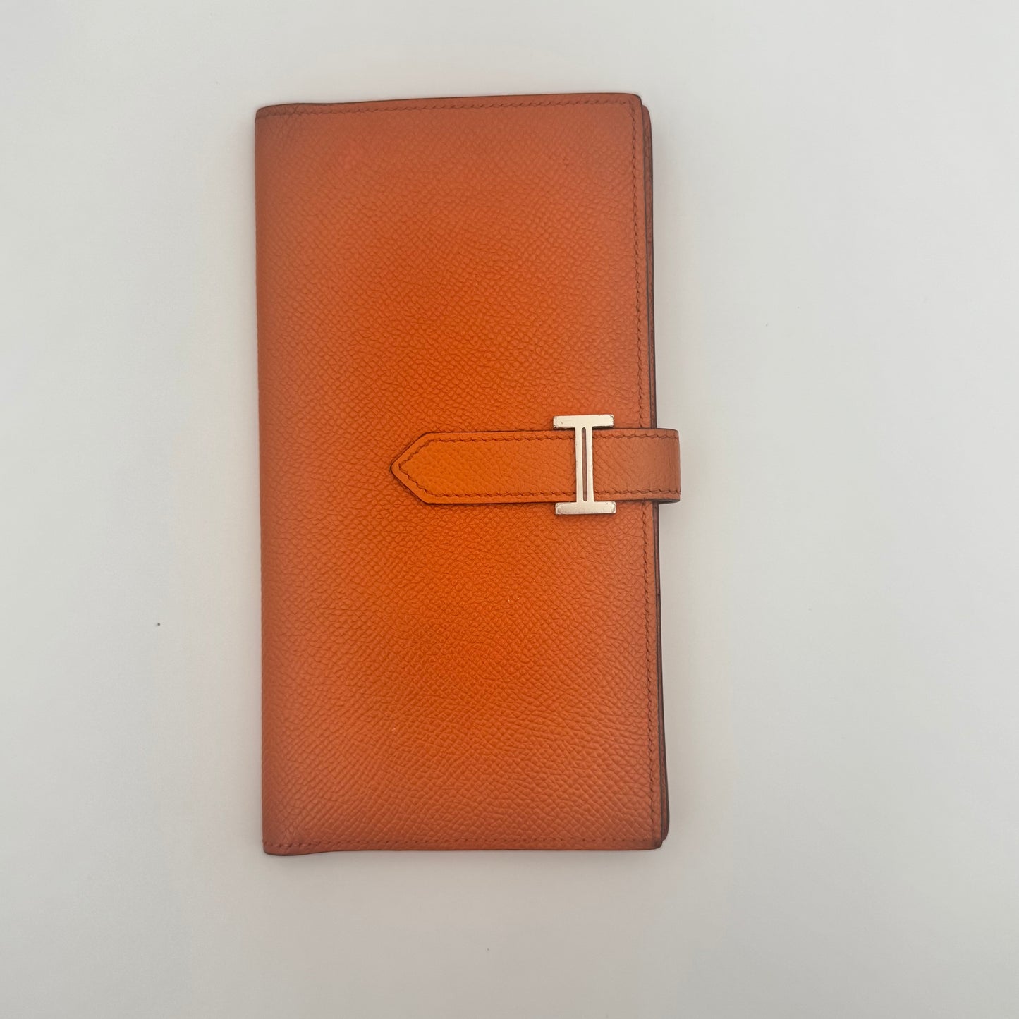Béarn leather wallet Orange