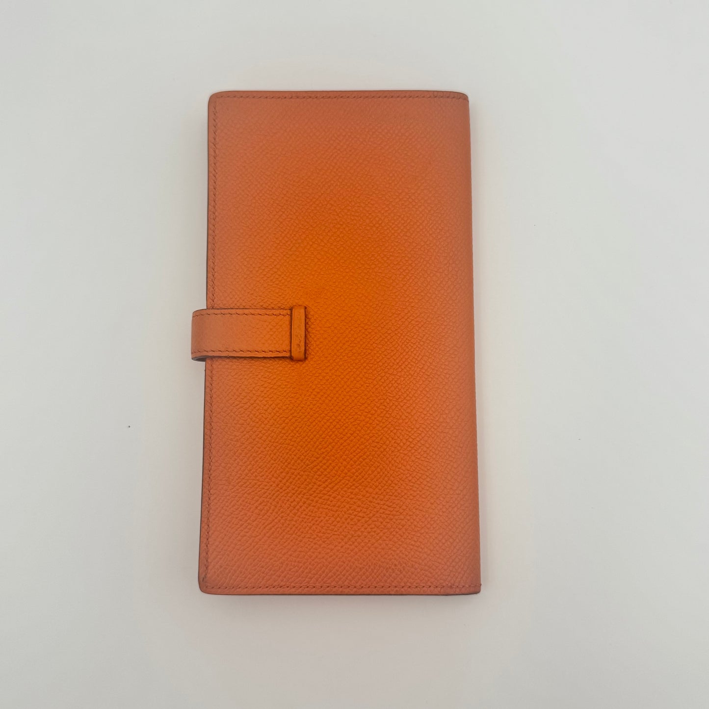 Béarn leather wallet Orange