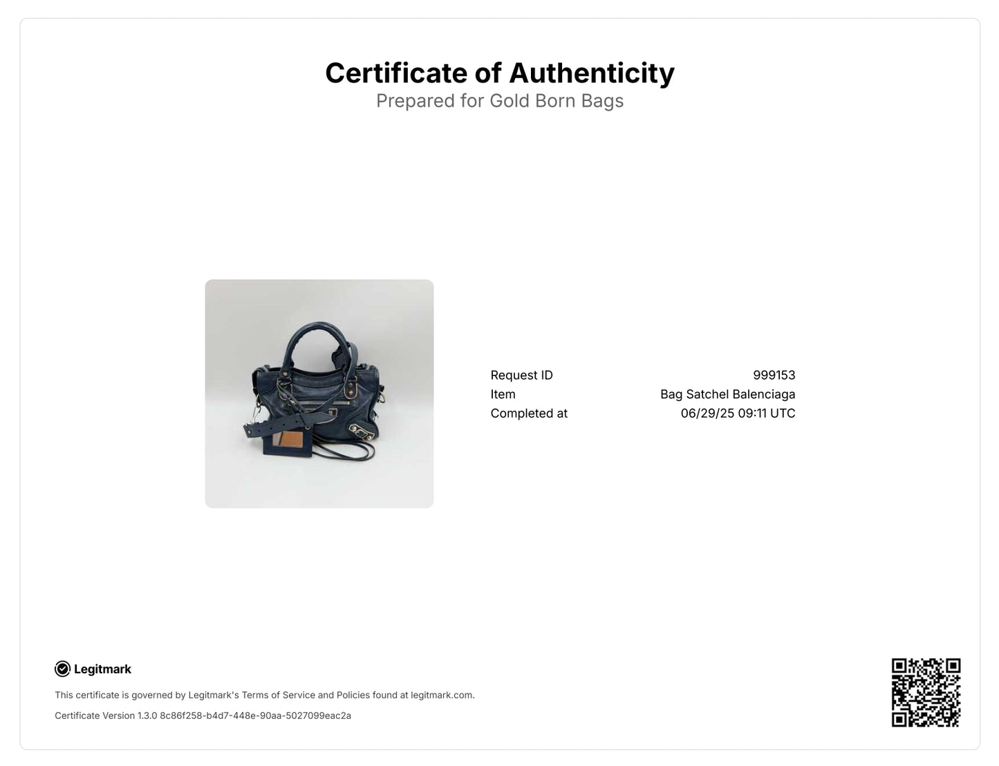 City Classic Metallic Edge Bag Leather Mini