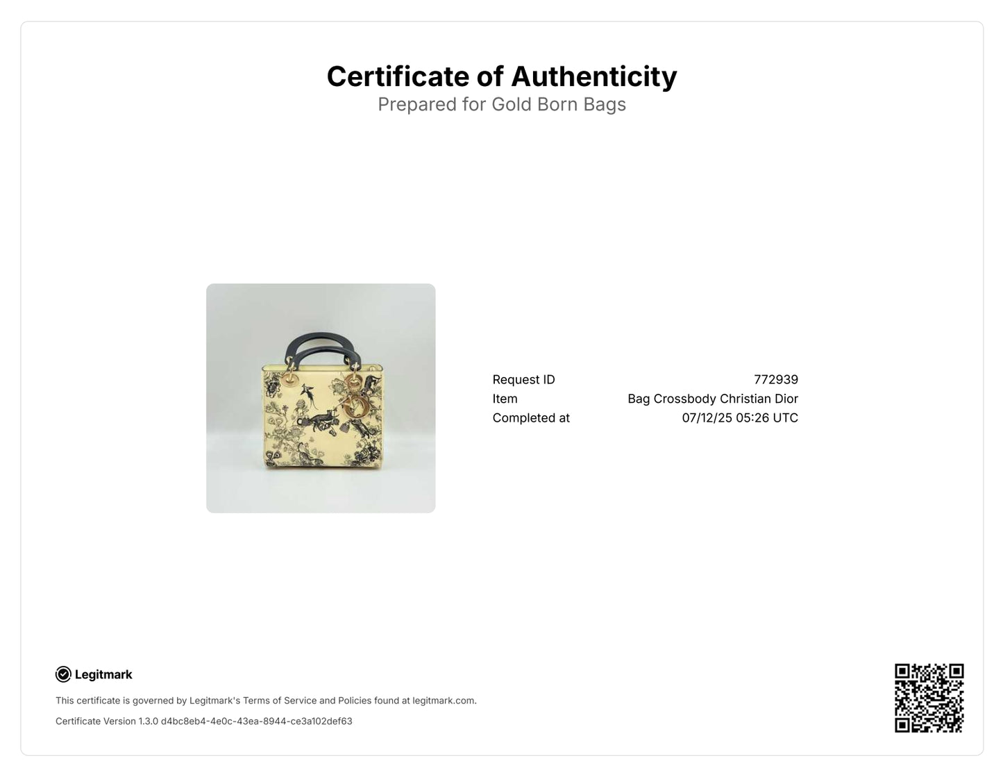 Patent Toile de Jouy Medium Lady Dior