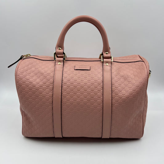 Joy Boston Bag Microguccissima Leather Medium