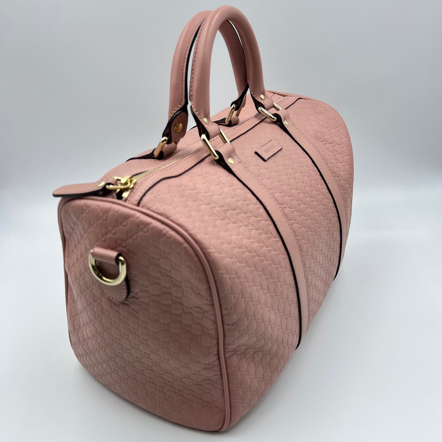 Joy Boston Bag Microguccissima Leather Medium