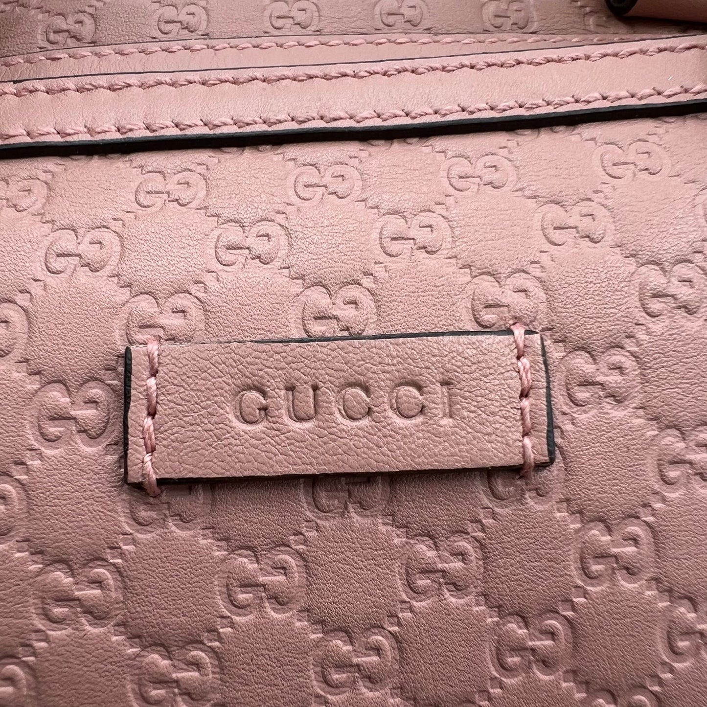 Joy Boston Bag Microguccissima Leather Medium