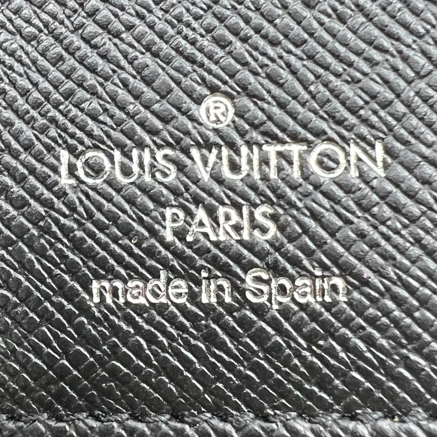 Round Zipper Long Wallet Damier Graphite Cobalt Zippy Wallet