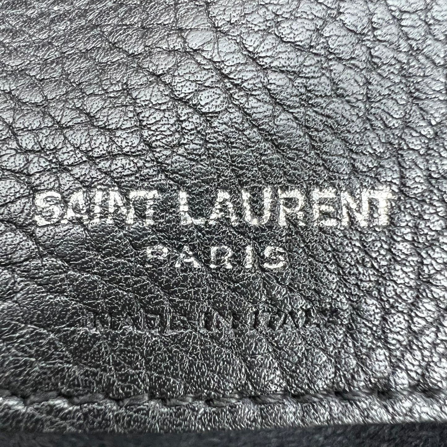 Leather Sac De Jour Baby Black