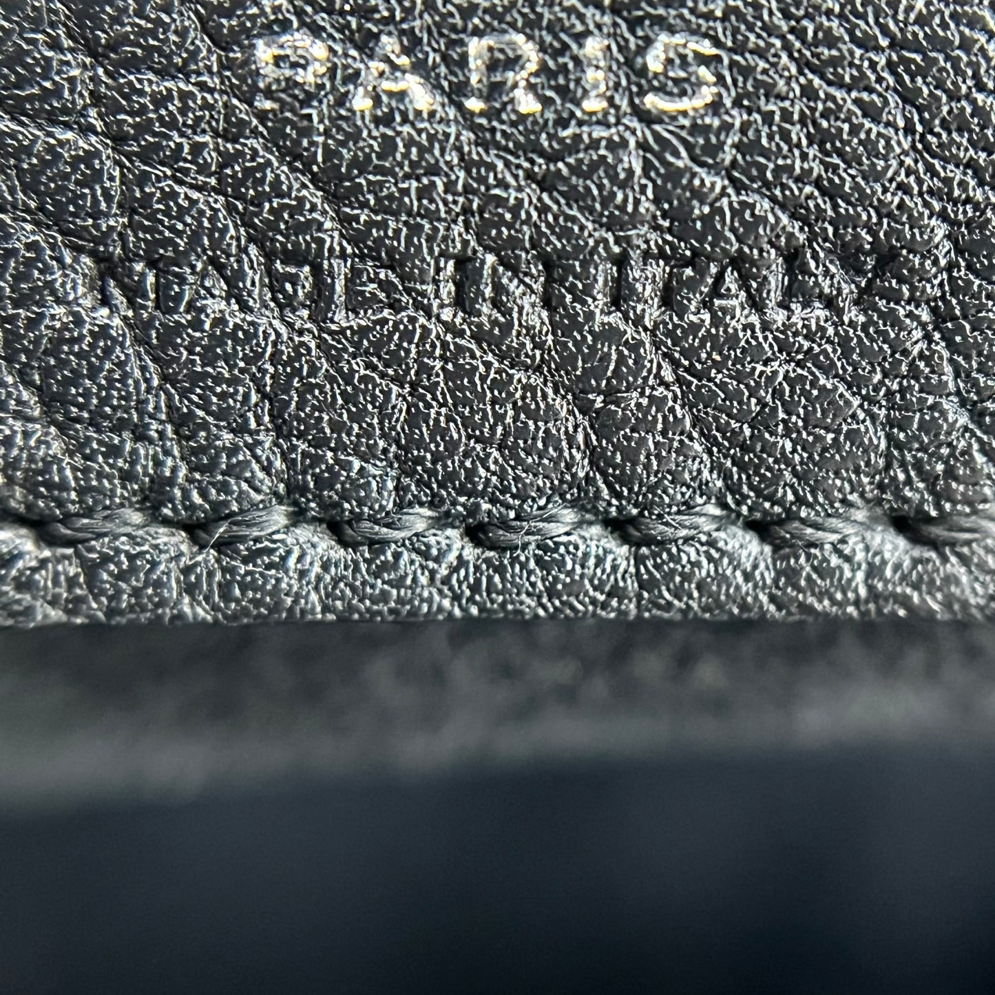 Leather Sac De Jour Baby Black