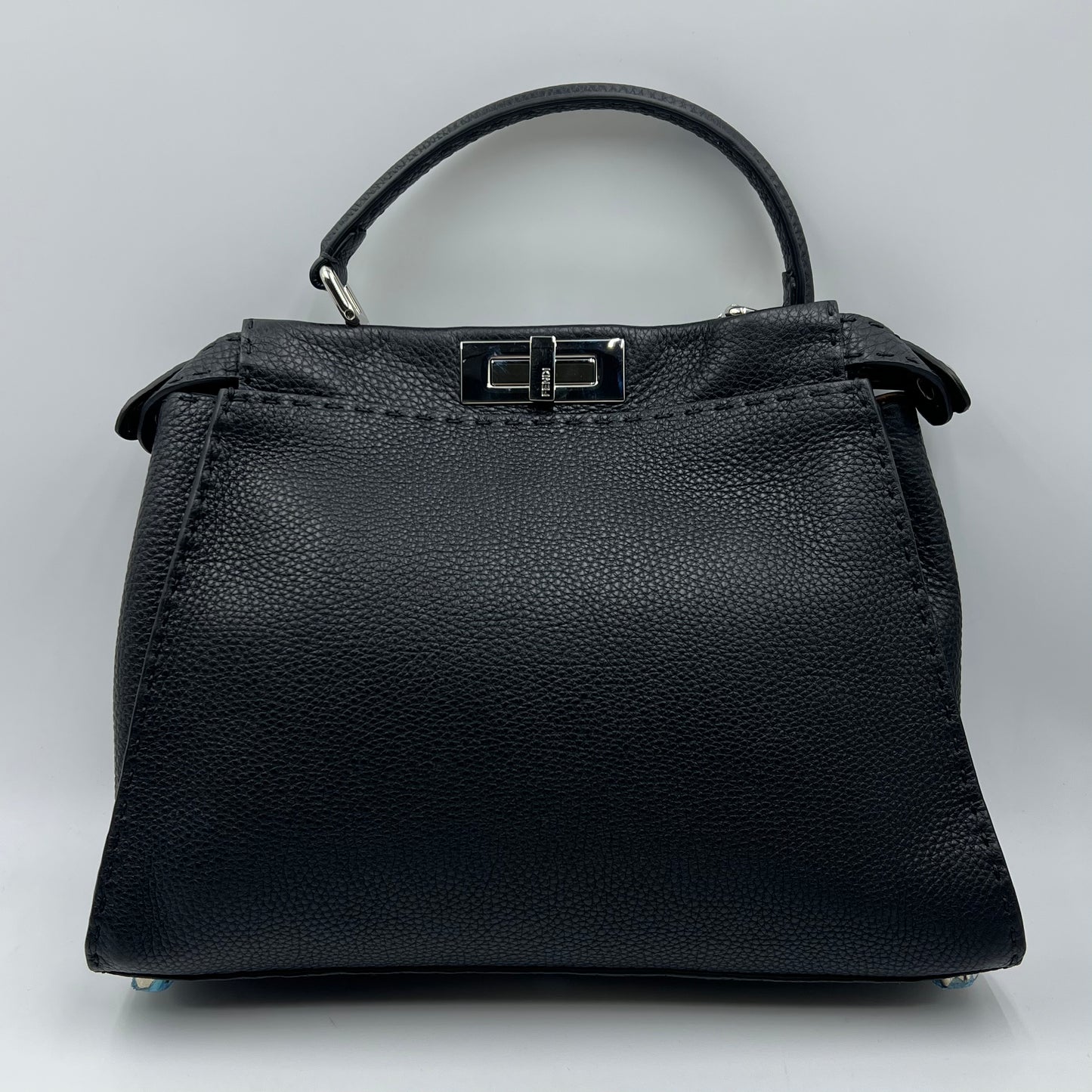 Peekaboo Bag Rigid Leather Regular Medium