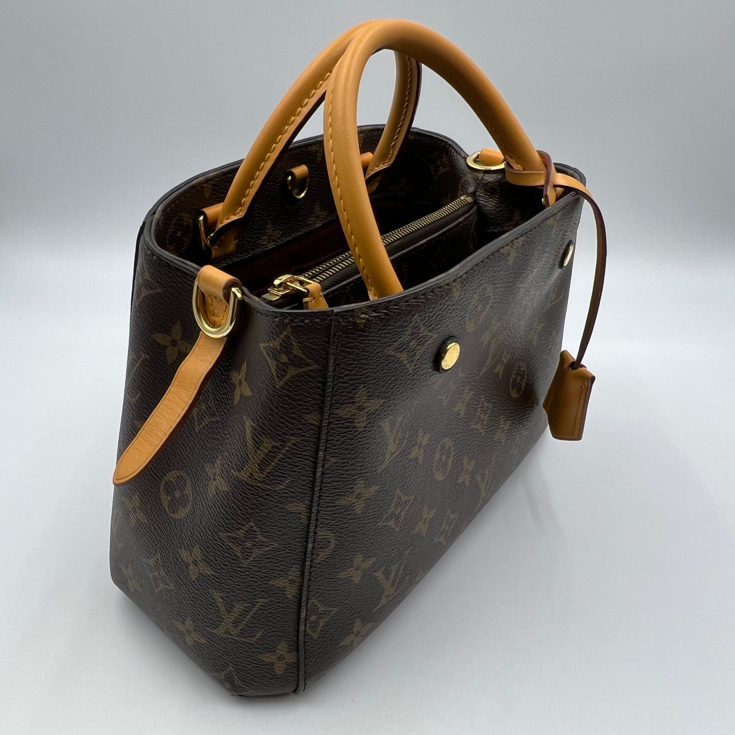 Louis Vuitton Montaigne cloth handbag BB