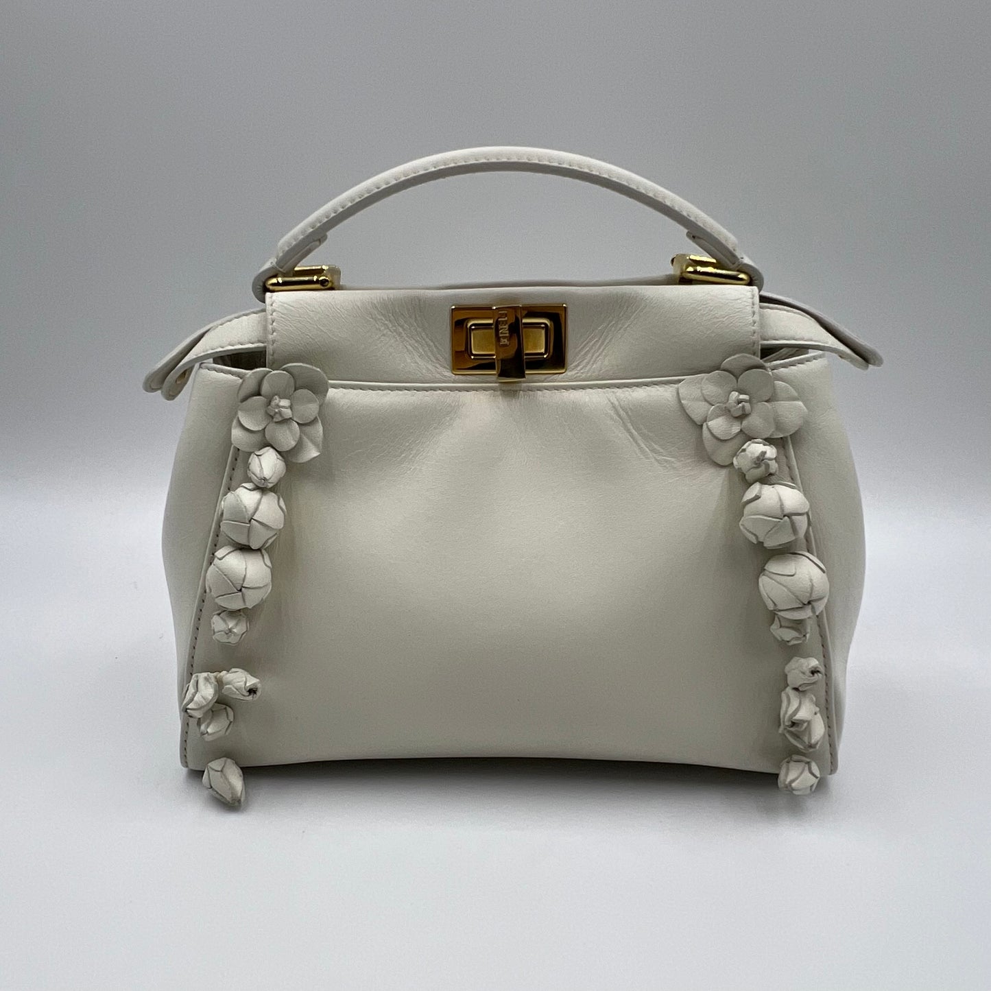 Fendi Peekaboo leather handbag