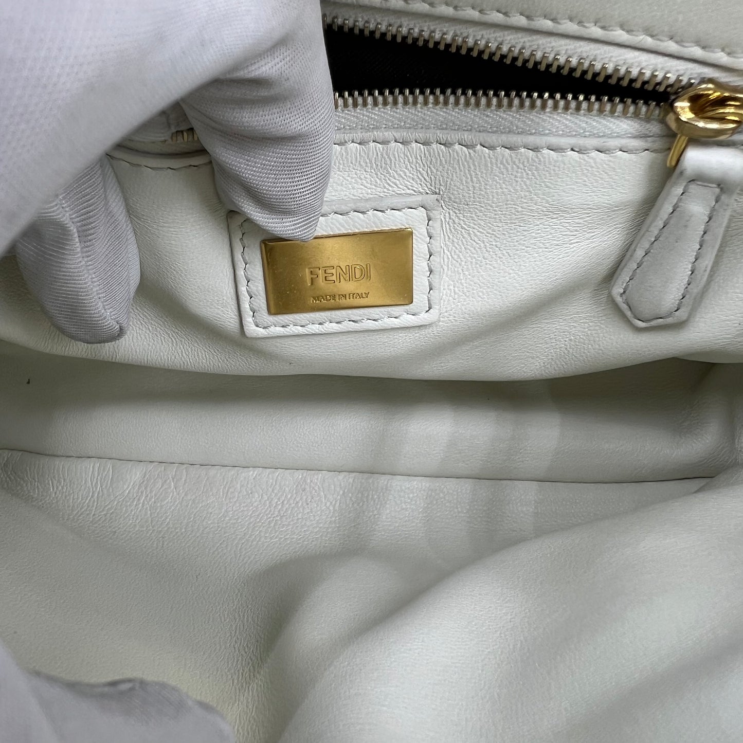 Fendi Peekaboo leather handbag