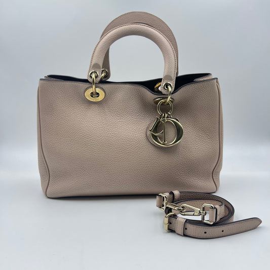 Diorissimo Tote Pebbled Leather Medium
