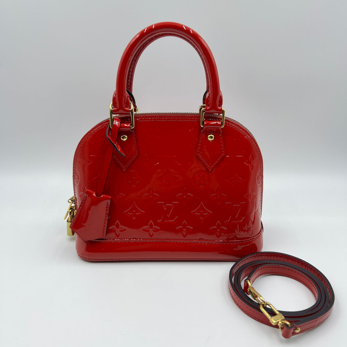 Louis Vuitton Vernis Alma BB Pomme D'Amour