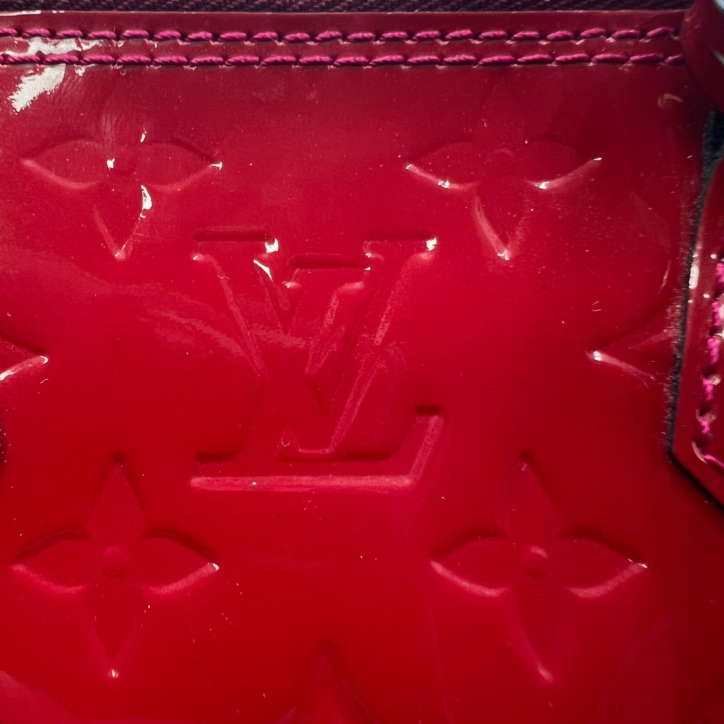 LOUIS VUITTON Vernis Alma BB Cherry Red