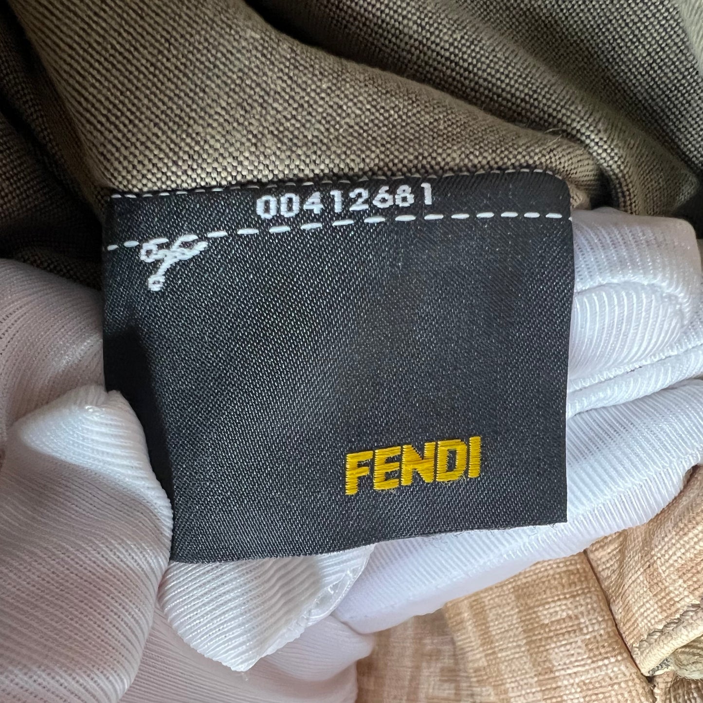 Fendi Zucchino Canvas Tote