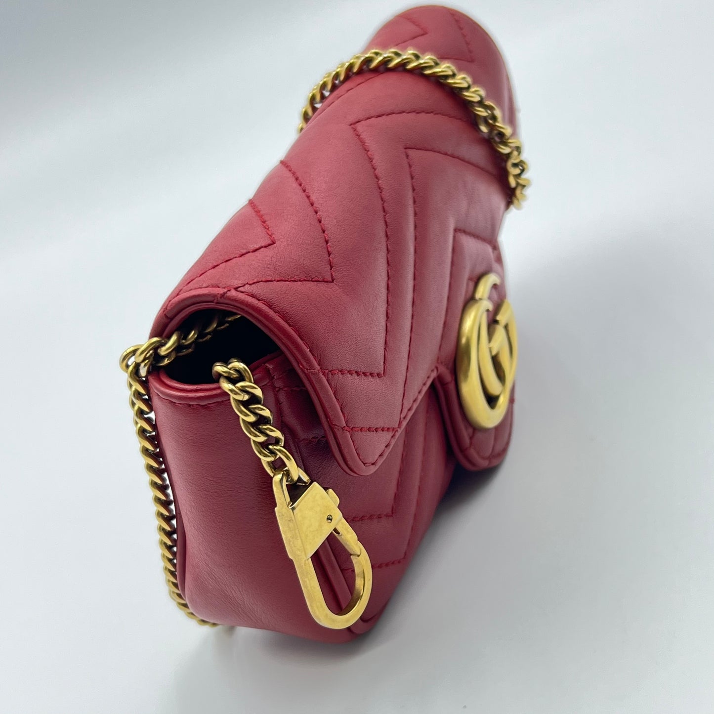 GG Marmont Super Mini Red