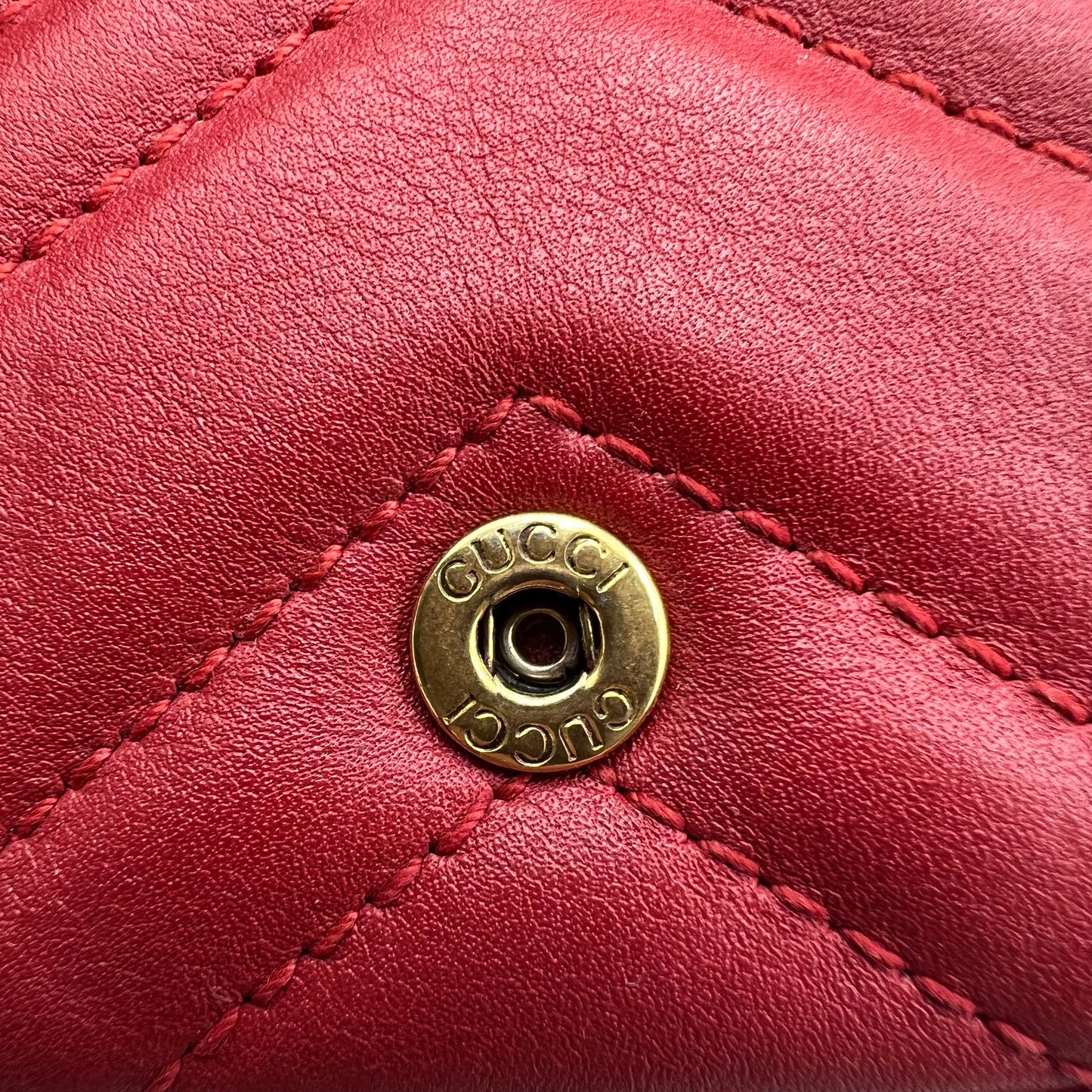 GG Marmont Super Mini Red